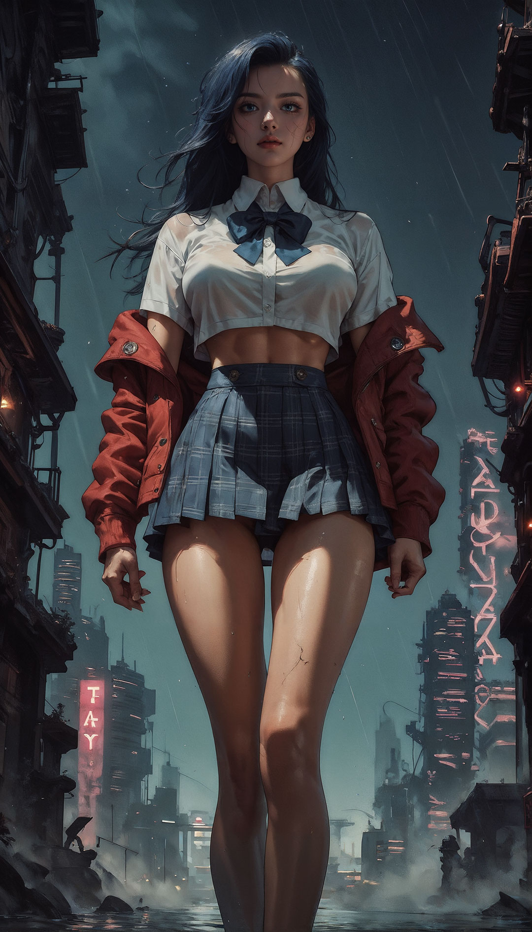 冷艳的AI美女