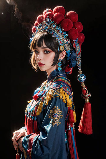 中国京剧花旦