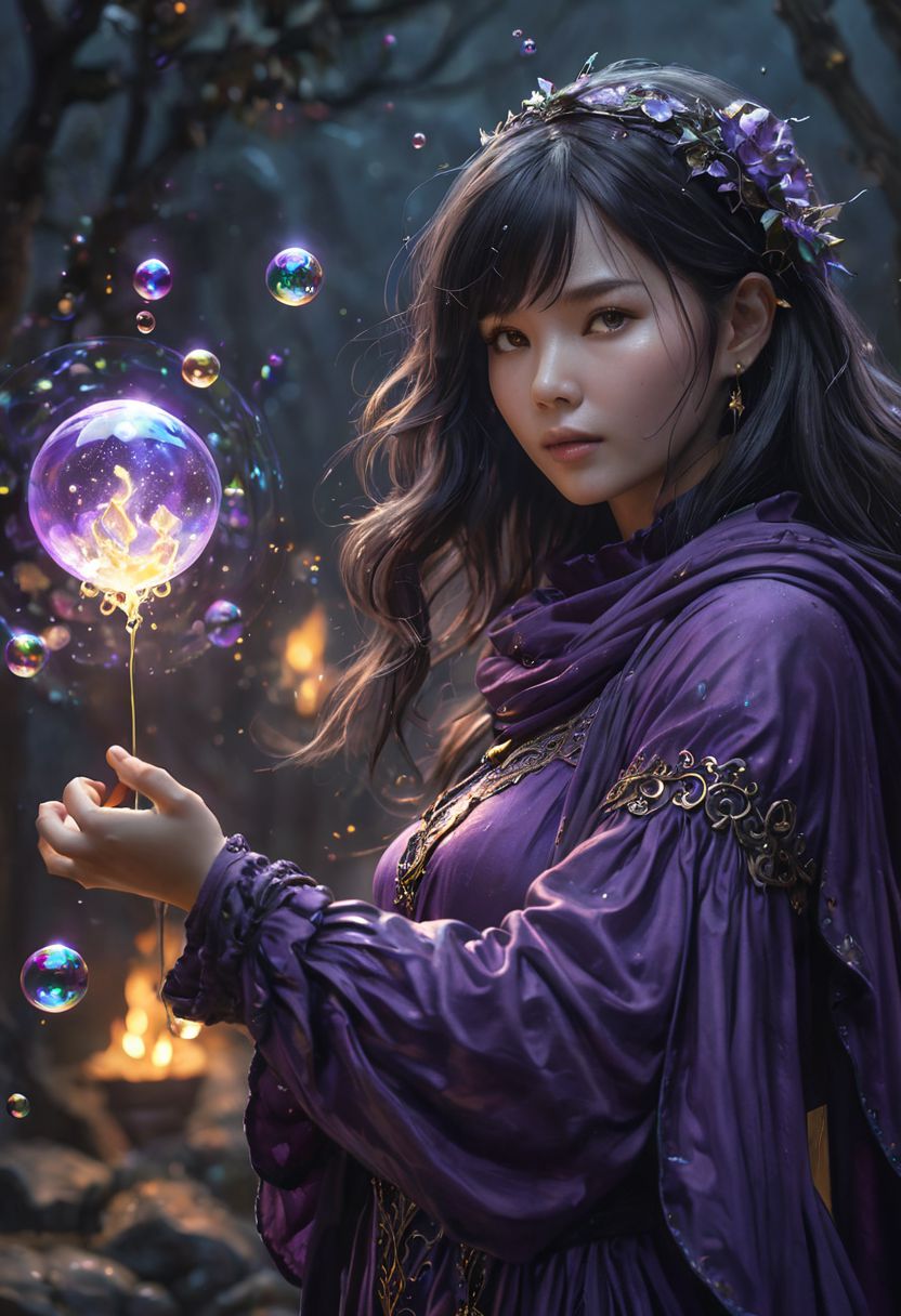精灵般的AI美女